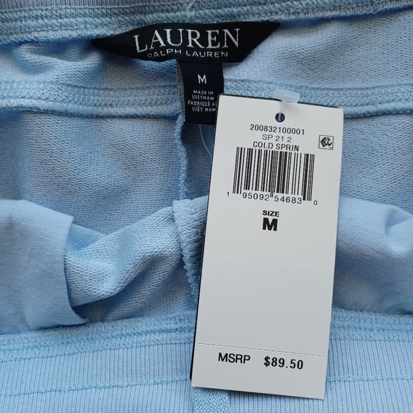 Lauren Ralph Lauren Stretch Cotton Jogger Pants - Cold Springs - Picture 10 of 12